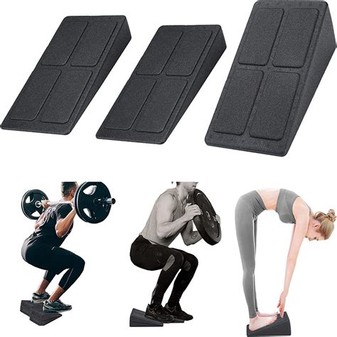 Pcs Squat Wedge Blocks Tilt Angle Options Non Slip Calf Stretcher