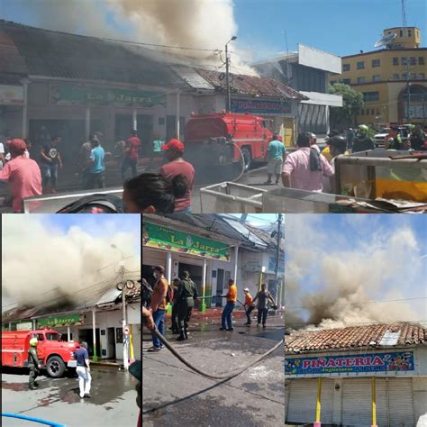 Monumental incendio consumió cuatro locales en el Espinal Alerta Tolima