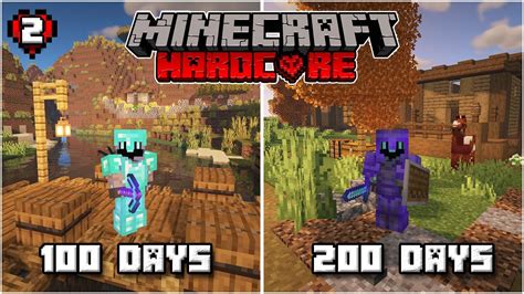 I Survived 200 Days In Minecraft Hardcore Season 2 YouTube