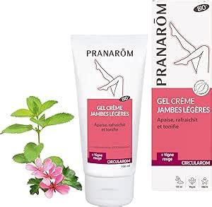 Pranarôm Circularom Gel Crème Bio Confort Circulatoire Jambes Légères