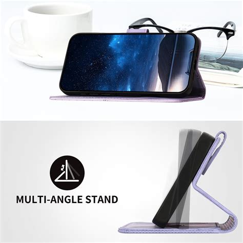 For Infinix Hot Pro G Grid Butterfly Embossed Pattern Leather Phone Case With Lanyard