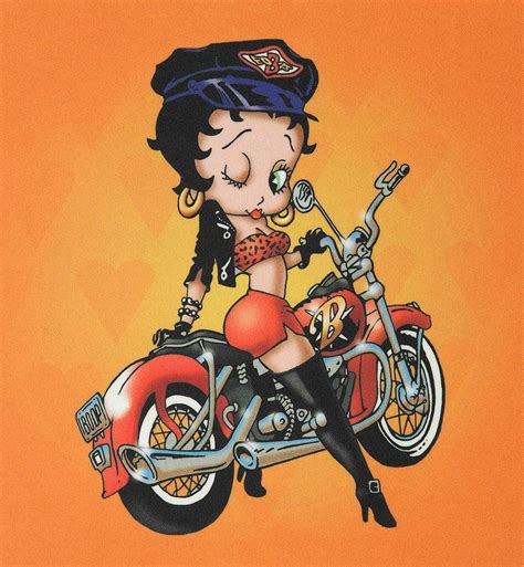 ♡betty Boop♡ Biker Betty Boop Black Betty Boop Betty Boop