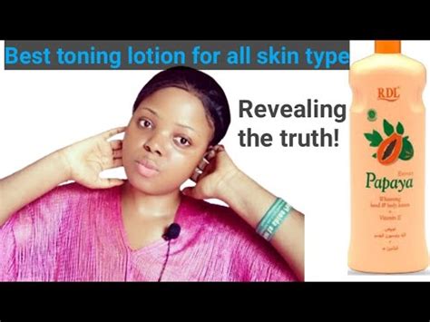 Rdl Papaya Whitening Hand And Body Lotion Review Youtube