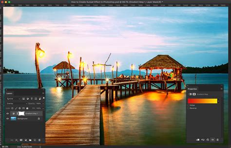 How To Create A Sunset Effect In Photoshop Trickyphotoshop