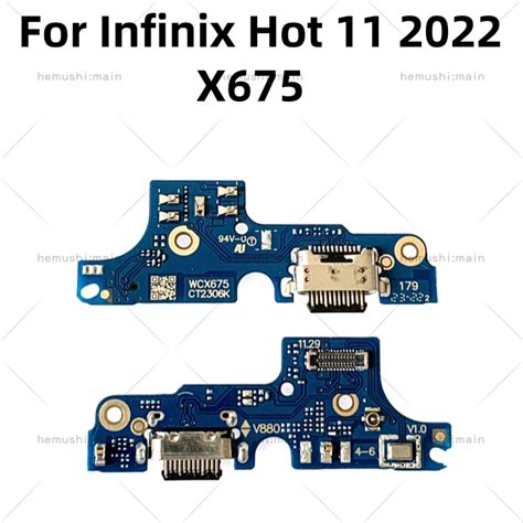 Usb Charging Board For Infinix Hot X Usb Charger Jack Port Connector Board Flex Cable