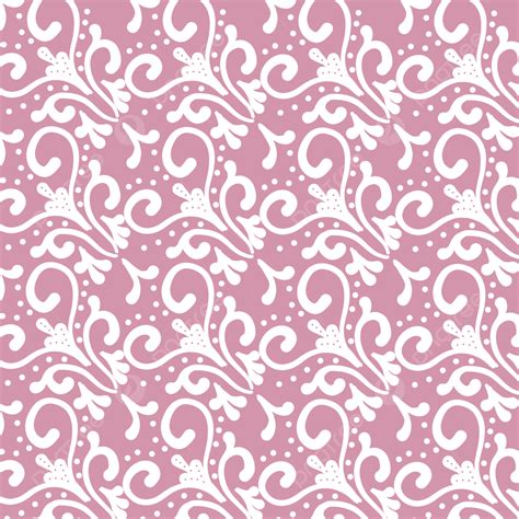 Pink Retro Style Pattern Background Flower Seamless Pattern Retro