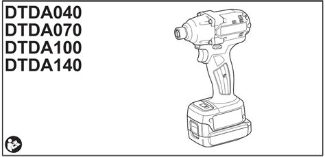 Makita DTDA040 Cordless Impact Driver Instruction Manual