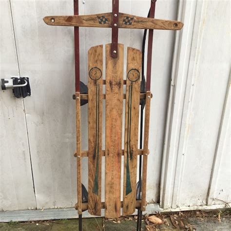 Antique Sled Etsy