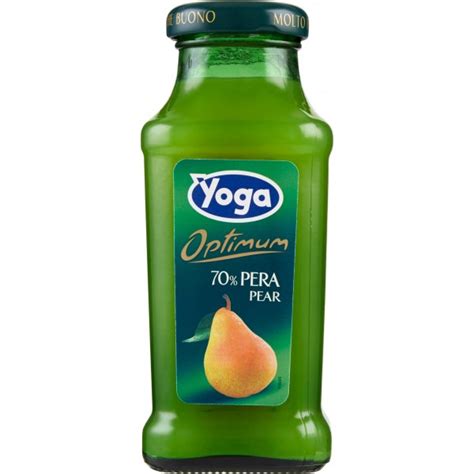 Yoga Optimum Succo Di Pera Bottiglietta Singola 20 Cl Cicalia