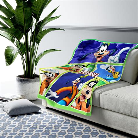 Disney Goofy Blanket Goofy Disney Movies Blanket Throw Etsy