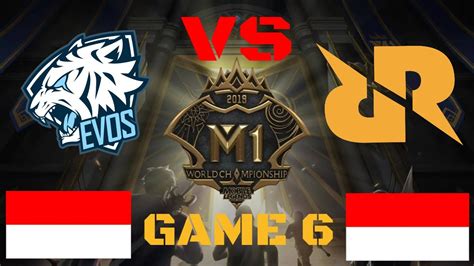 EVOS VS RRQ GRAND FINALS GAME 6 MLBB World Championship 2019