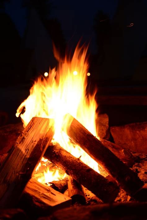 Free Images Flame Firewood Campfire Bonfire Fuego Wood In Fire