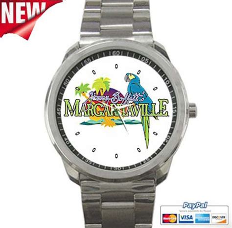 Jimmy Buffett's Margaritaville Parrothead Logo Metal Watch Special For Gift