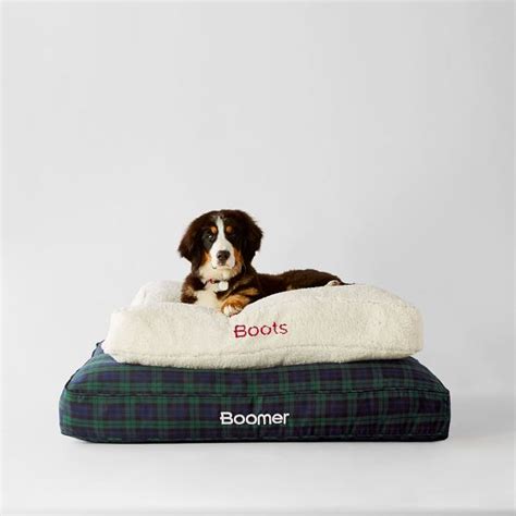 Personalized Sherpa Dog Bed | Mark and Graham