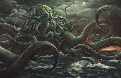 Artstation Asiro Legens Of Novus Release The Kraken Lovecraftian