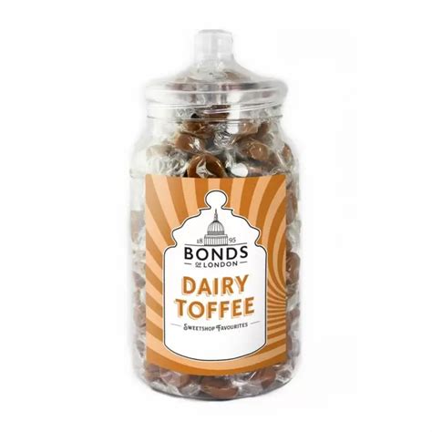 Bonds Dairy Toffee Jar 1 7kg Maxisweets UK Online Sweetshop