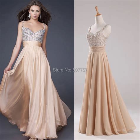 Vestidos De Noche Color Champagne F W