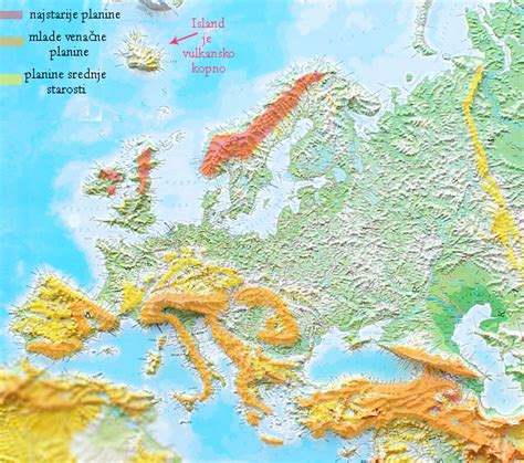 Karta Na Evropa Geografska Geografska Karta Evrope Na Srpskom Jeziku