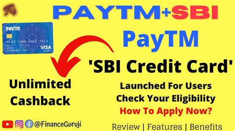 Paytm Sbi Credit Card How To Apply Paytm Sbi Card Paytm Card