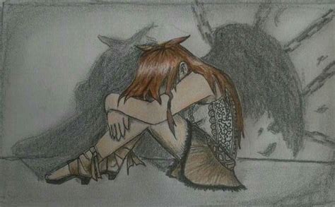 sad fallen angel by Lizabet27 on DeviantArt