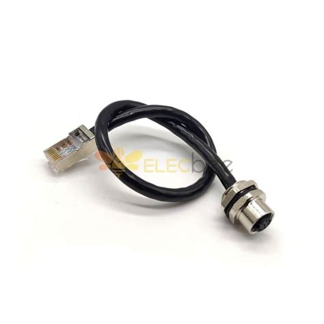 Industrial Ethernet Cables M Pin Female To Rj Plug Cm Awg