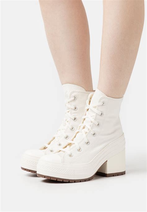 Converse CHUCK 70 DE LUXE HEEL - Sneaker high - off white/offwhite ...