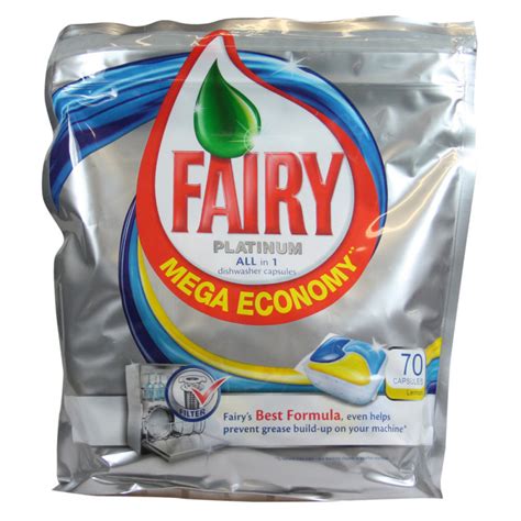 Fairy lavavajillas 70 u Platinum limón cápsulas Tarraco Import Export