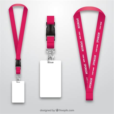 Lanyard Vectors And Illustrations For Free Download Freepik