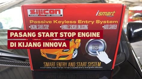 Pasang Start Stop Engine Kijang Innova Youtube