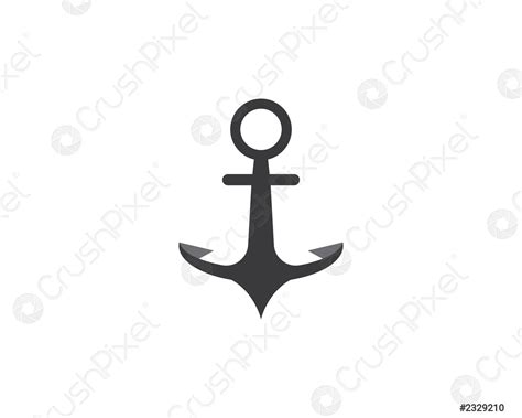 Anchor Logo And Symbol Template Vector Icons App Stock Vector 2329210