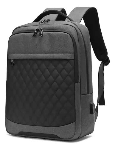 Mochila Gris Reforzada Impermeable Para Hombre Y Mujer Mercadolibre