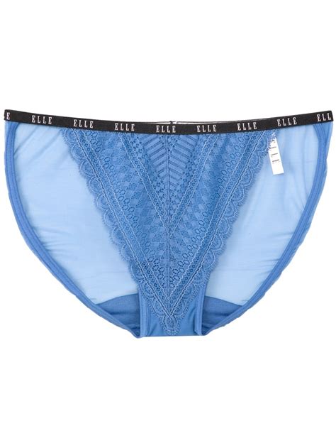 ELLE Lingerie กางเกงในรปแบบ Sexy Lowrise ดไซนดวยผาลกไมในสไตลฝรงเศส LU1936 Shopee