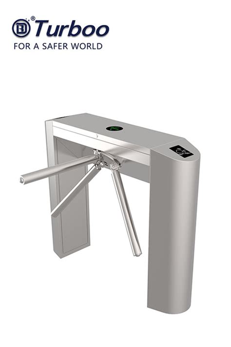 24V 50W Tripod Turnstile Gate Waist Height 304 Stainless Steel Access