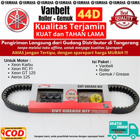 VANBELT XEON PAKET KOMPLIT Vanbelt Roller Gemuk Xeon Karbu Xeon