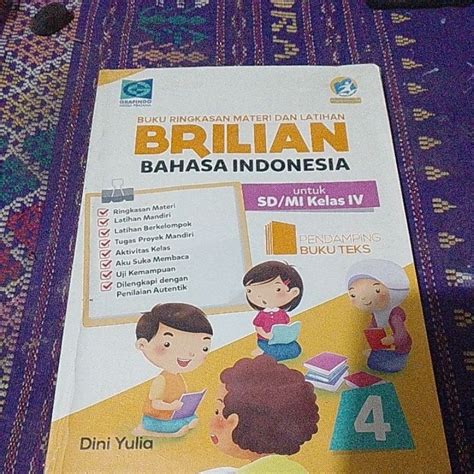 Jual Buku Ringkasan Materi Dan Latihan Brilian Bahasa Indonesia Kelas