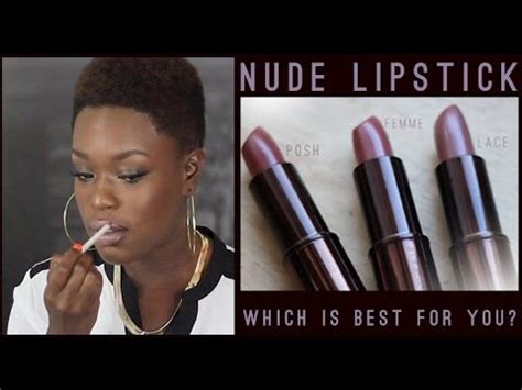 NUDE LIPSTICK For DARK Skin YouTube
