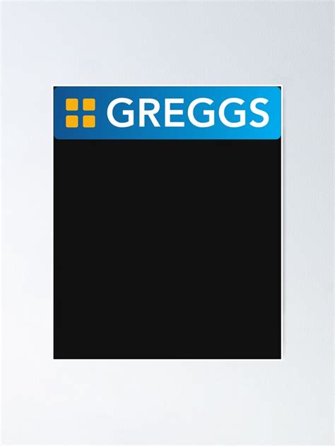 "Greggs logo" Poster for Sale by CindyCasey | Redbubble