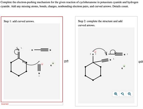 Solved Complete The Electron Pushing Mechanism For The Given Chegg