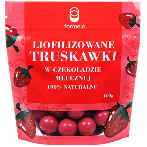 Truskawka Liofilizowane Owoce W Czekoladzie 100 G Formelo Sklep Czekolada