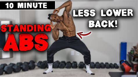 10 Minute Beginner Ab Workout Standing And No Equipment Use Less