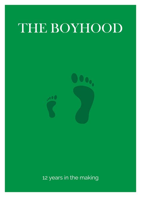 BOYHOOD Minimal Movie Poster Design | Poster By Utbaaziz