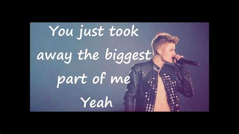 Bad Day Justin Biber Lyrics Youtube