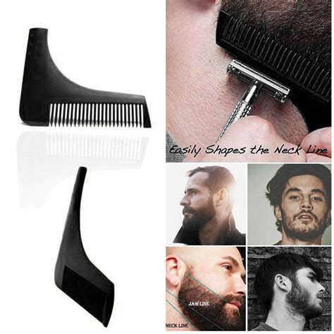 Beard Styling Shaping Template Comb Barber Tool Symmetry Trimming