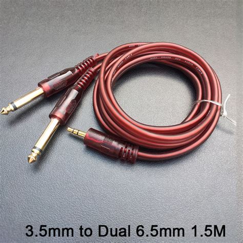 SOKC Audio Cable 3.5mm to Dual 6.5mm Adapter Jack Audio Cable Aux Cable ...