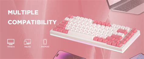 Amazon Yunzii Yz Hot Swappable Wireless Gaming Mechanical Keyboard Rgb Backlights