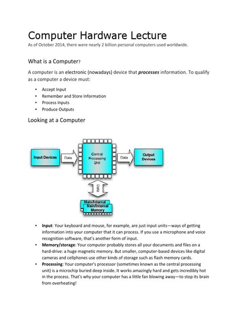 A Comprehensive History of Computer Hardware and the Evolution of ...