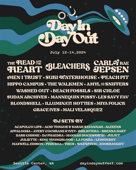 Day In Day Out 2024 Music Festival Lineup And Tickets