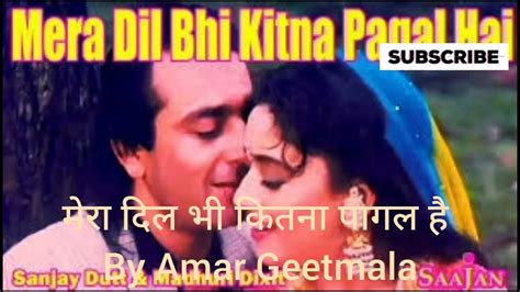 Mera Dil Bhi Kitna Pagal Hai Saajan 1991 Madhuri Dixit Sanjay