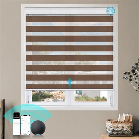 Amazon Milin Motorized Zebra Blinds For Windows Smart Cordless