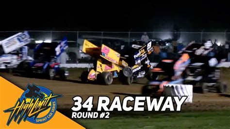 Round Feature High Limit Sprints At Raceway Youtube